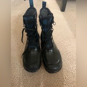 Bogs Black and Blue Waterproof Boots